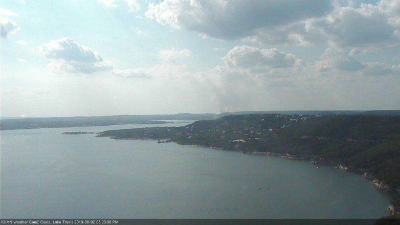 Lake Travis webcam, August 2, 2019 4:05 PM CT
