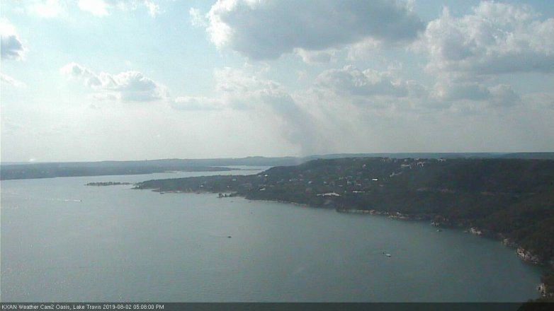 Lake Travis webcam, August 2, 2019 4:10 PM CT