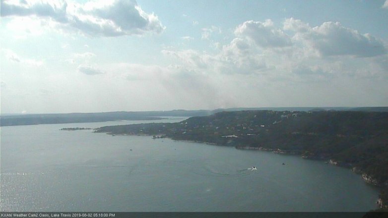 Lake Travis webcam, August 2, 2019 4:20 PM CT