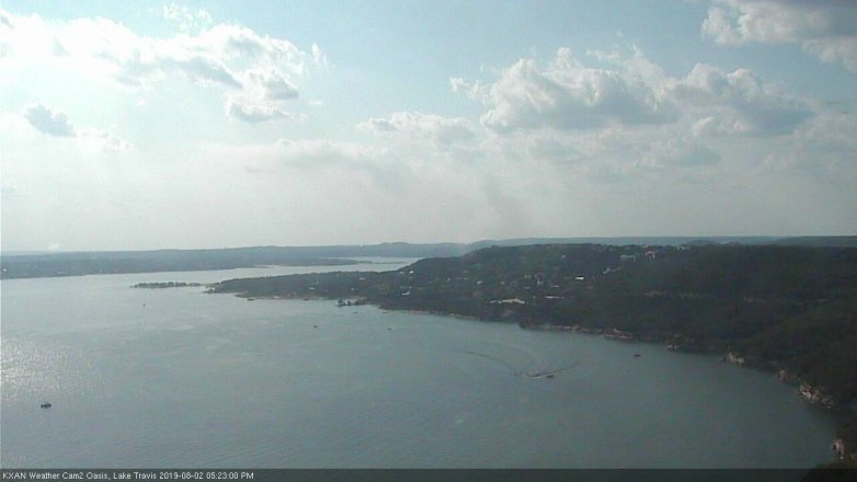 Lake Travis webcam, August 2, 2019 4:25 PM CT