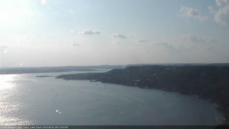 Lake Travis webcam, August 2, 2019 5:15 PM CT