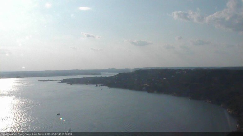 Lake Travis webcam, August 2, 2019 5:20 PM CT