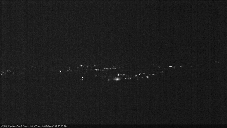 Lake Travis webcam, August 2, 2019 9:00 PM CT