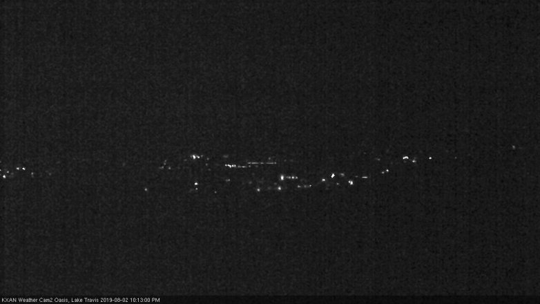 Lake Travis webcam, August 2, 2019 9:15 PM CT