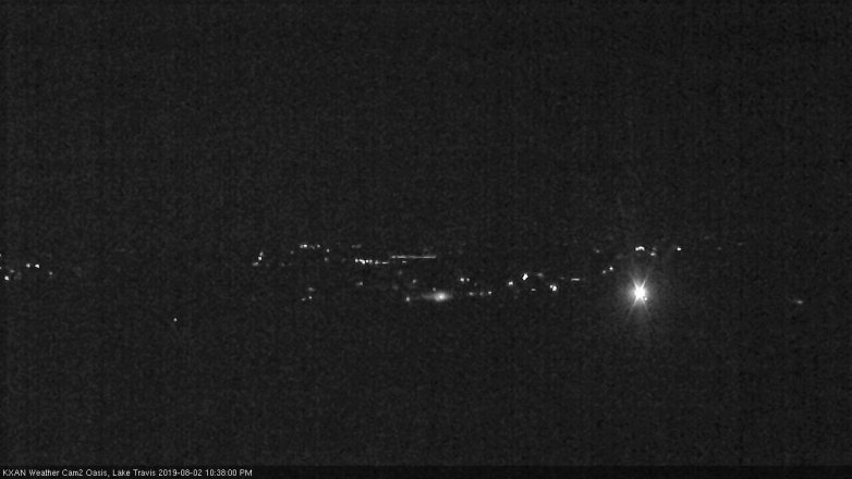 Lake Travis webcam, August 2, 2019 9:40 PM CT