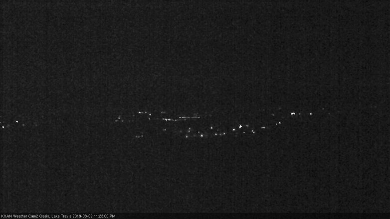 Lake Travis webcam, August 2, 2019 10:25 PM CT
