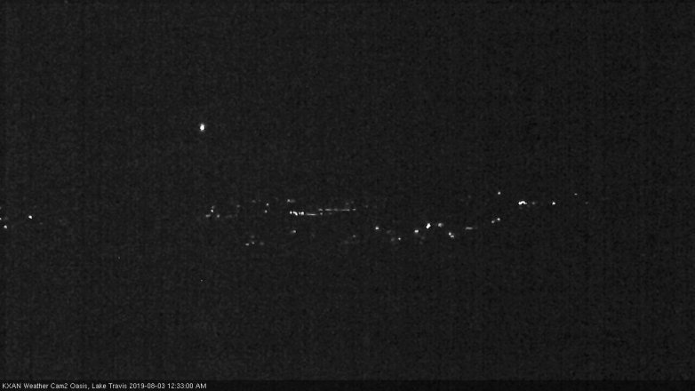 Lake Travis webcam, August 2, 2019 11:35 PM CT