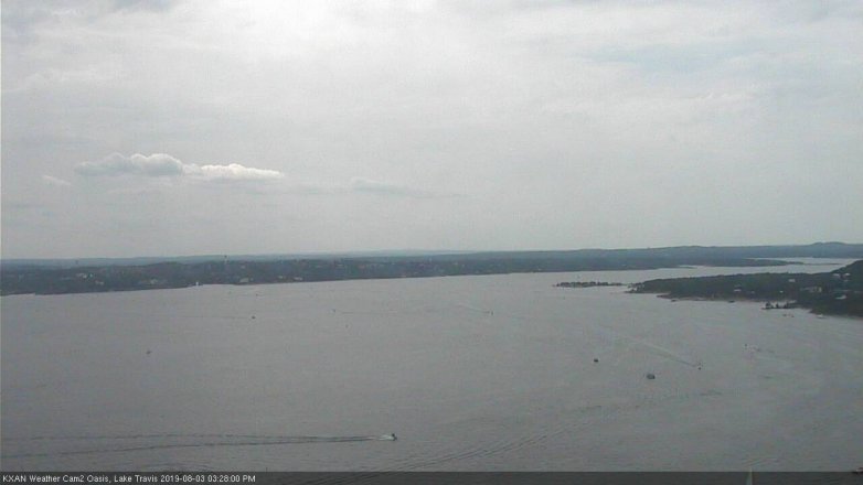 Lake Travis webcam, August 3, 2019 2:30 PM CT
