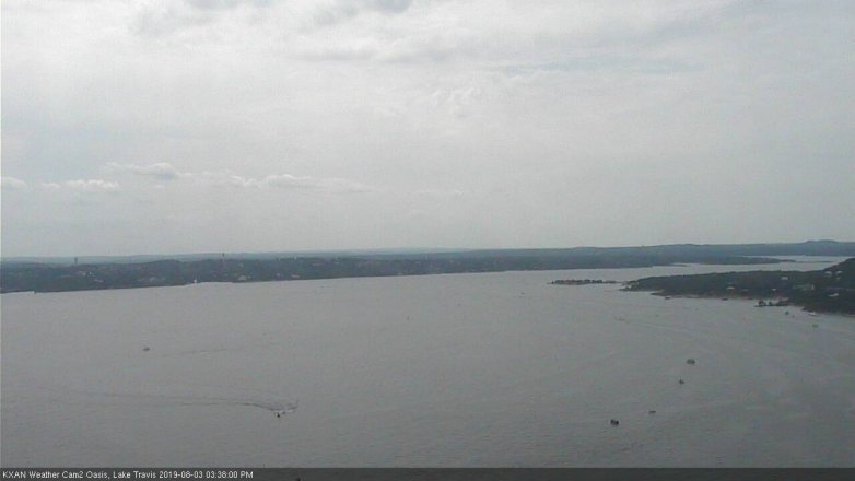 Lake Travis webcam, August 3, 2019 2:40 PM CT