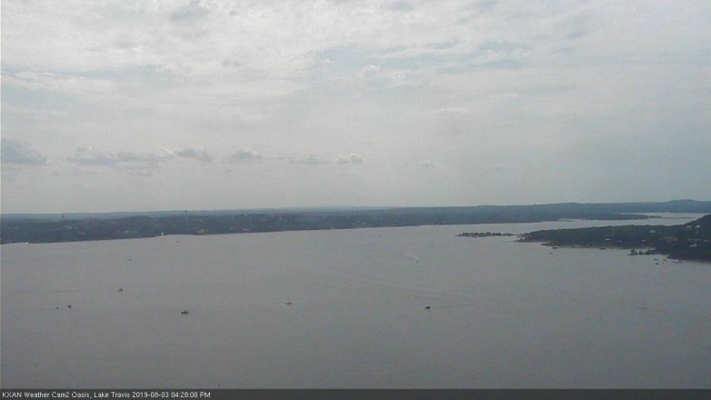 Lake Travis webcam, August 3, 2019 3:30 PM CT