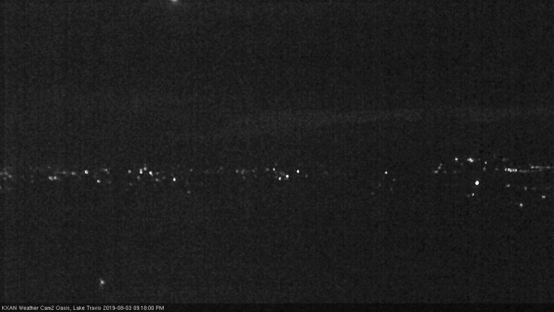 Lake Travis webcam, August 3, 2019 8:20 PM CT