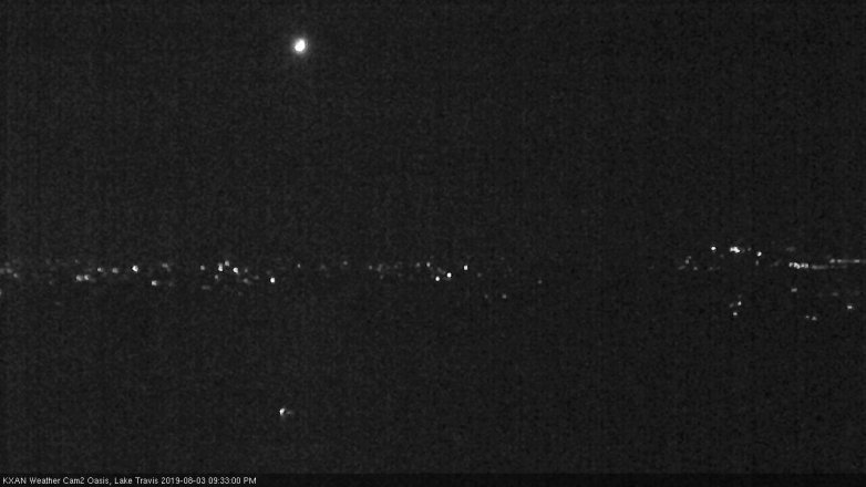 Lake Travis webcam, August 3, 2019 8:35 PM CT