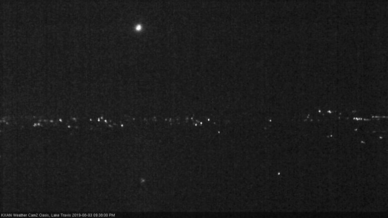 Lake Travis webcam, August 3, 2019 8:40 PM CT