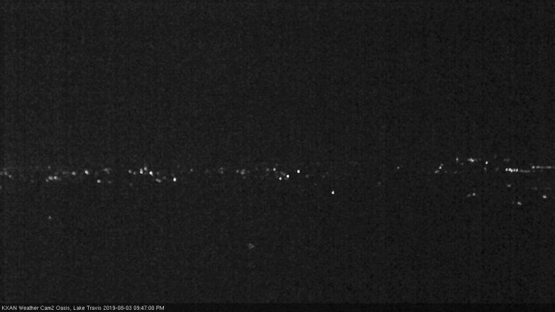 Lake Travis webcam, August 3, 2019 8:50 PM CT