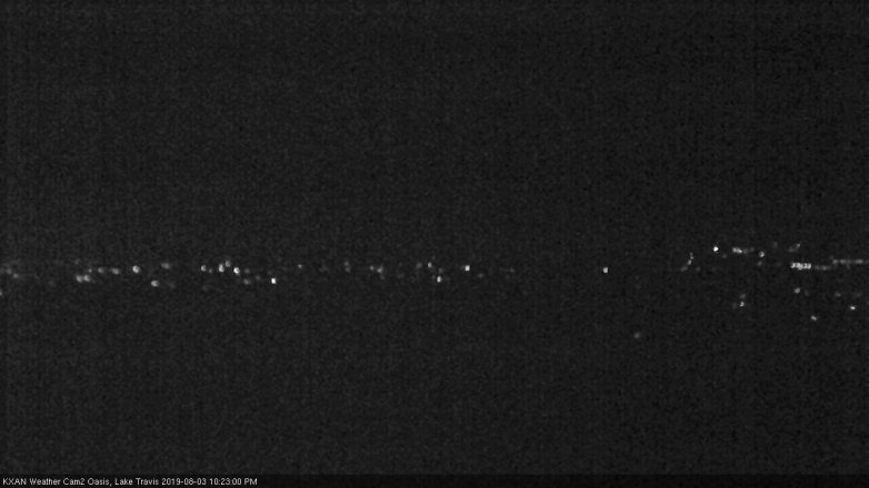 Lake Travis webcam, August 3, 2019 9:25 PM CT