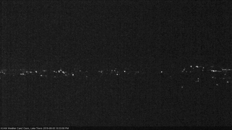 Lake Travis webcam, August 3, 2019 9:35 PM CT