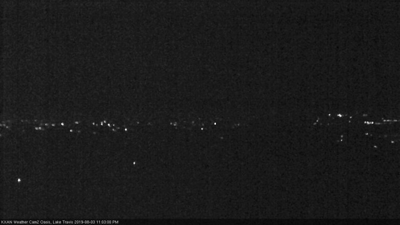 Lake Travis webcam, August 3, 2019 10:05 PM CT