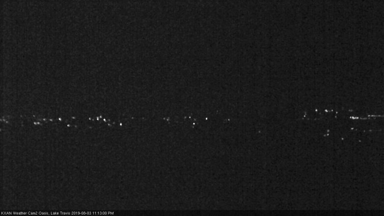 Lake Travis webcam, August 3, 2019 10:15 PM CT