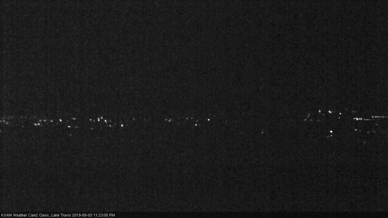 Lake Travis webcam, August 3, 2019 10:25 PM CT