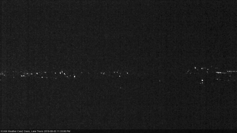 Lake Travis webcam, August 3, 2019 10:35 PM CT