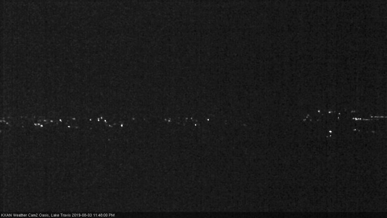 Lake Travis webcam, August 3, 2019 10:50 PM CT