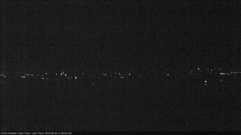 Lake Travis webcam, August 3, 2019 11:10 PM CT