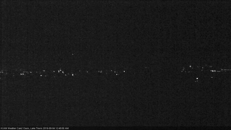 Lake Travis webcam, August 3, 2019 11:50 PM CT