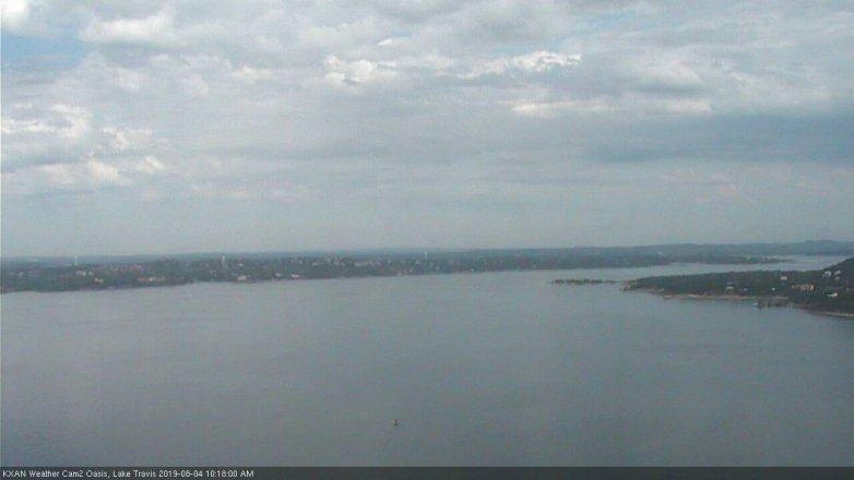 Lake Travis webcam, August 4, 2019 9:20 AM CT