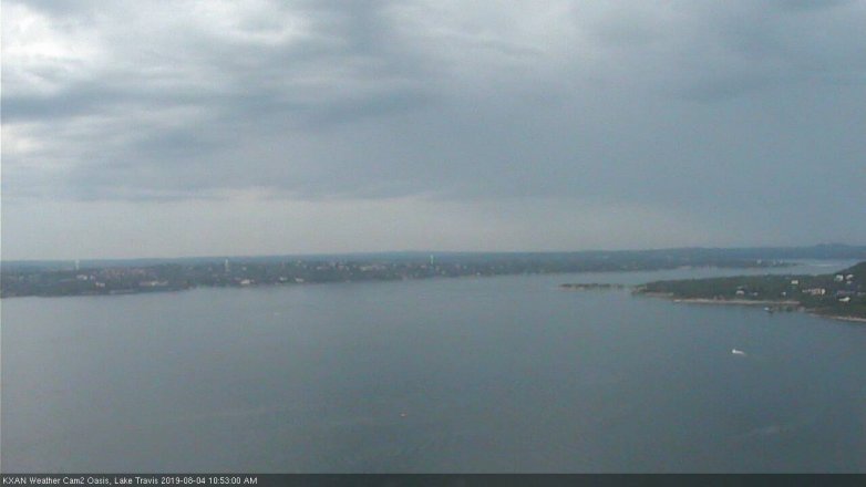Lake Travis webcam, August 4, 2019 9:55 AM CT
