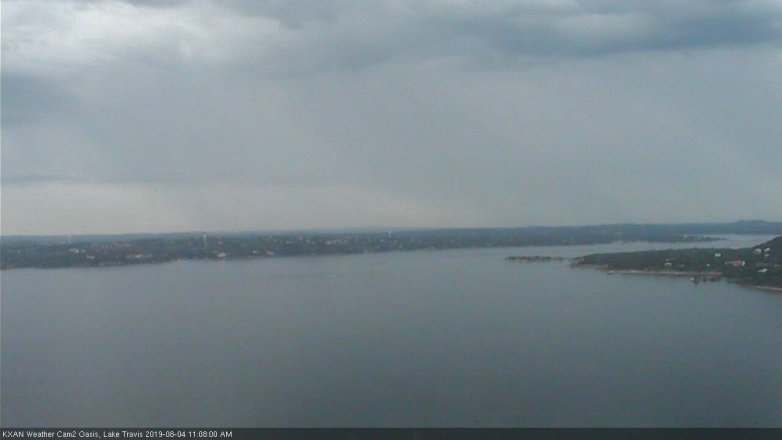 Lake Travis webcam, August 4, 2019 10:10 AM CT
