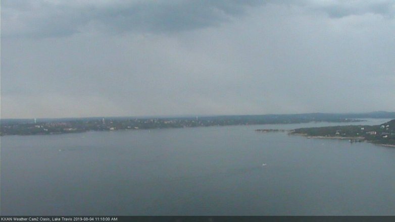 Lake Travis webcam, August 4, 2019 10:20 AM CT