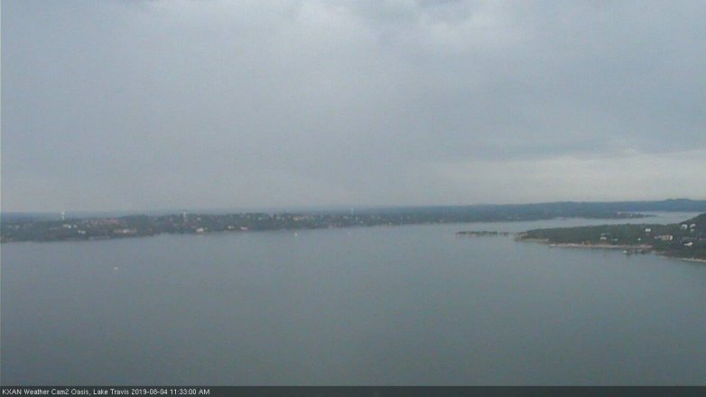 Lake Travis webcam, August 4, 2019 10:35 AM CT