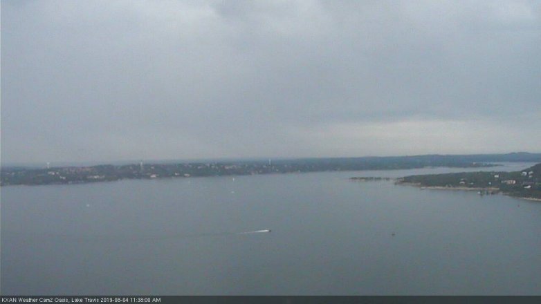 Lake Travis webcam, August 4, 2019 10:40 AM CT