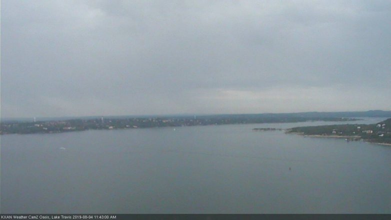 Lake Travis webcam, August 4, 2019 10:45 AM CT