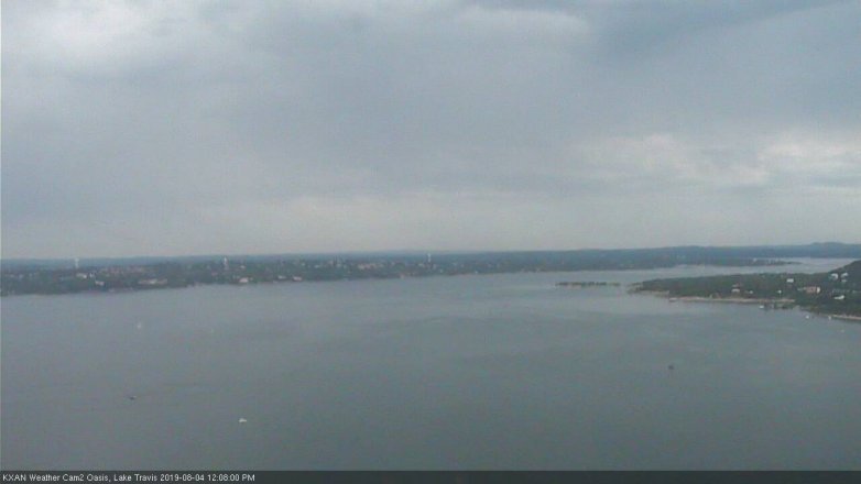 Lake Travis webcam, August 4, 2019 11:10 AM CT