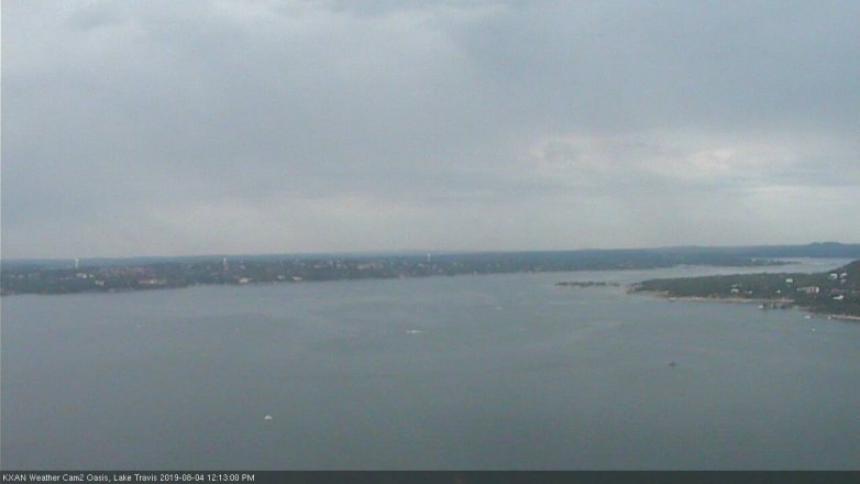 Lake Travis webcam, August 4, 2019 11:15 AM CT