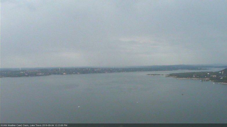 Lake Travis webcam, August 4, 2019 11:25 AM CT