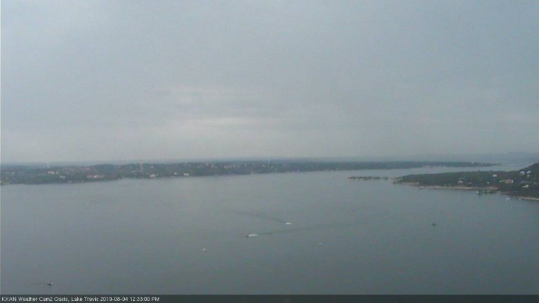 Lake Travis webcam, August 4, 2019 11:35 AM CT