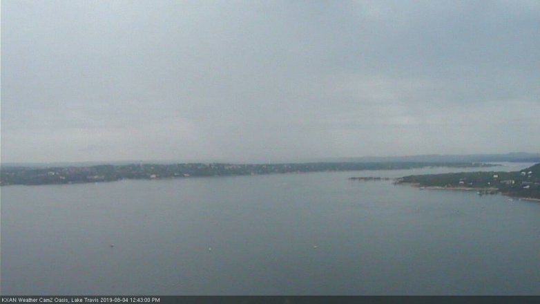 Lake Travis webcam, August 4, 2019 11:45 AM CT