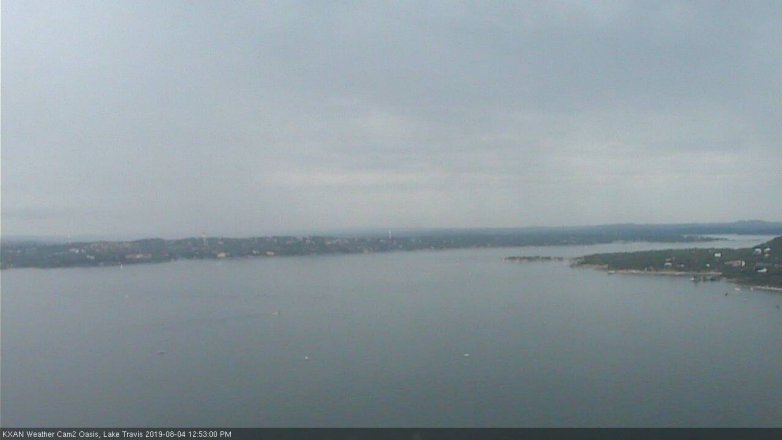 Lake Travis webcam, August 4, 2019 11:55 AM CT