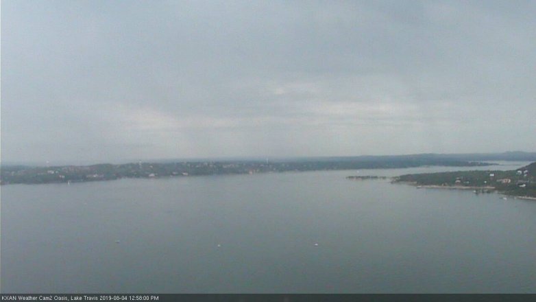 Lake Travis webcam, August 4, 2019 12:00 PM CT