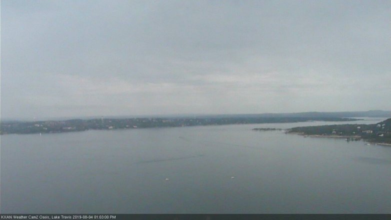 Lake Travis webcam, August 4, 2019 12:05 PM CT