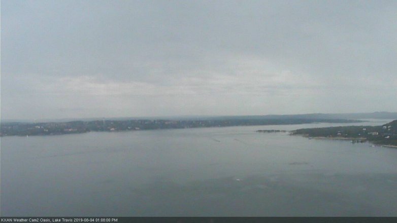 Lake Travis webcam, August 4, 2019 12:10 PM CT