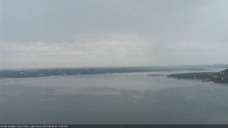 Lake Travis webcam, August 4, 2019 12:15 PM CT