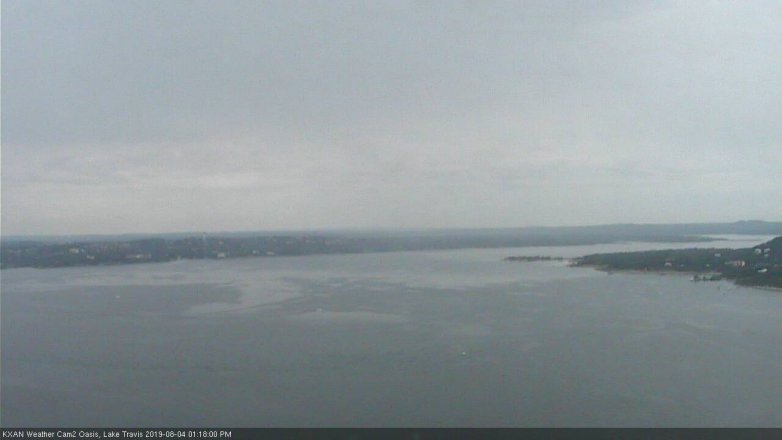 Lake Travis webcam, August 4, 2019 12:20 PM CT