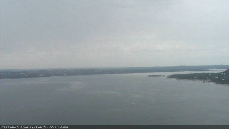 Lake Travis webcam, August 4, 2019 12:25 PM CT