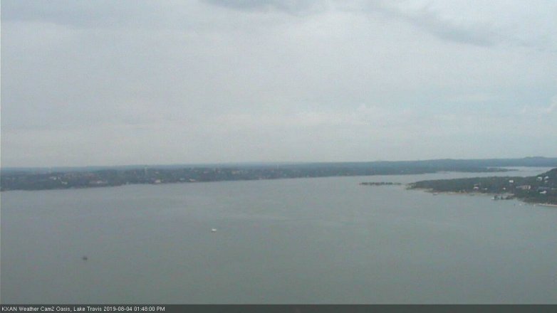 Lake Travis webcam, August 4, 2019 12:50 PM CT