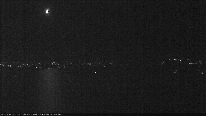 Lake Travis webcam, August 4, 2019 9:15 PM CT