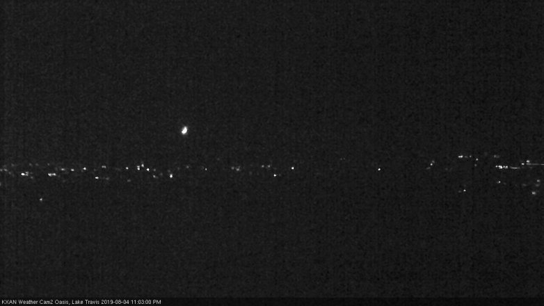 Lake Travis webcam, August 4, 2019 10:05 PM CT