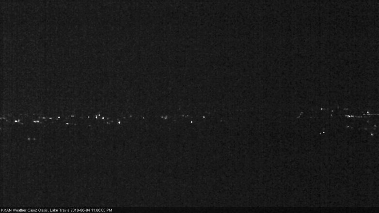 Lake Travis webcam, August 4, 2019 10:10 PM CT